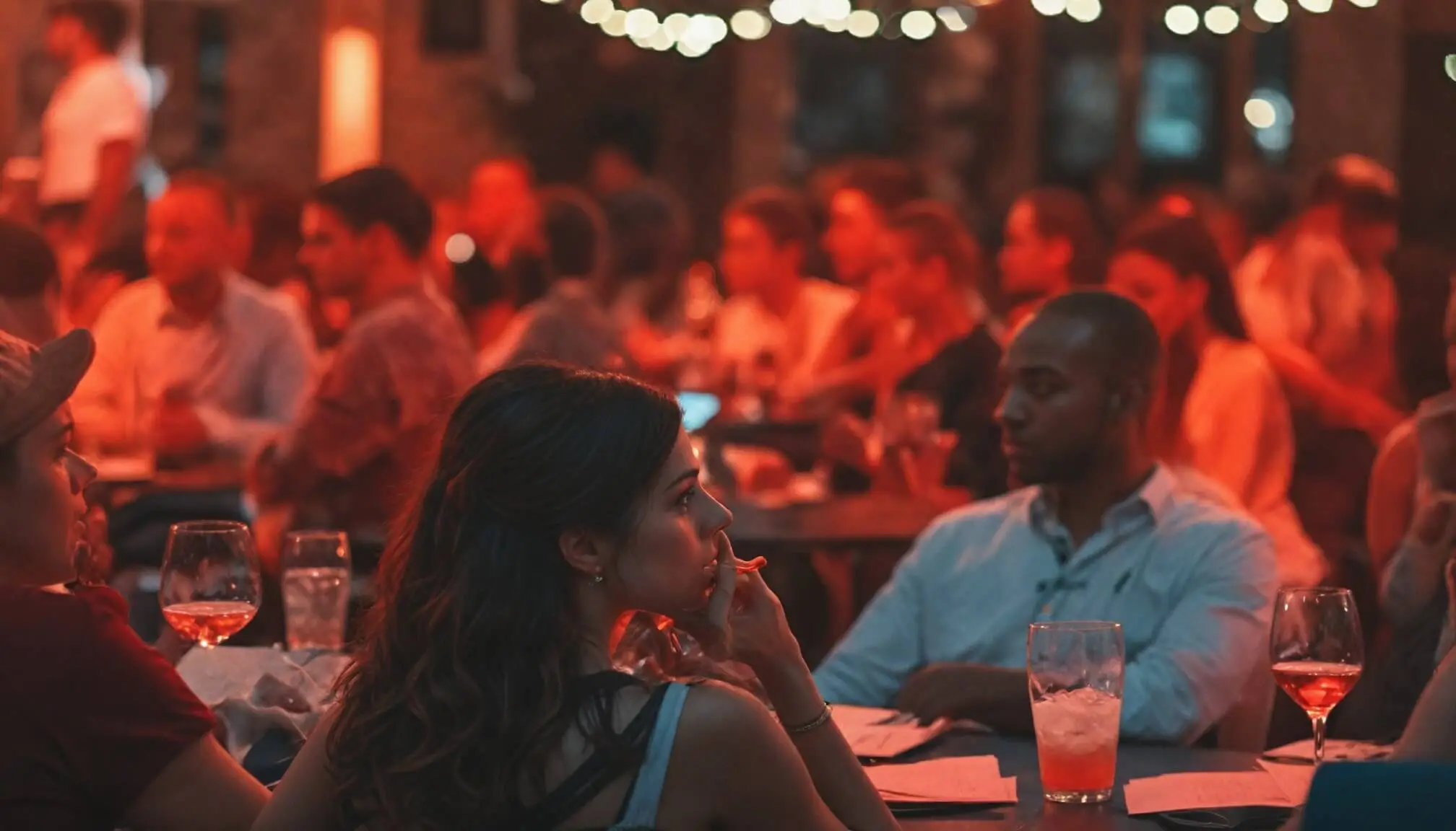 Villámrandi hangulatot idéző illusztráció